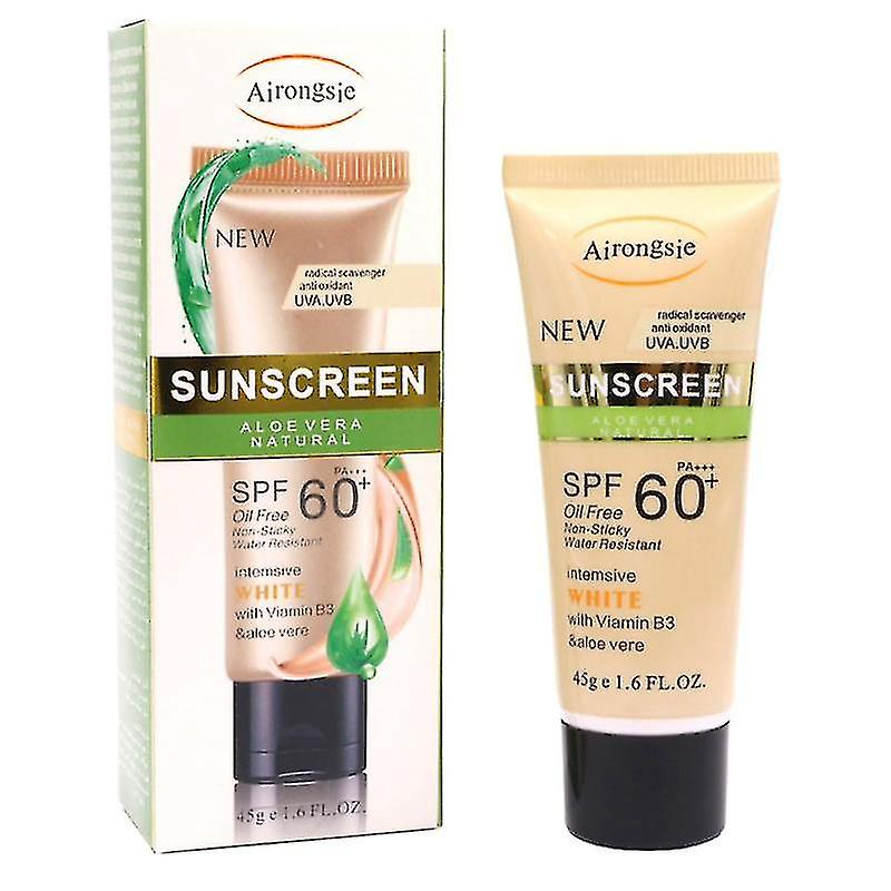 Airongsie | SPF 60 / SPF 90 | UV Protective, Moisturizing, Anti-Sun Facial & Body Sunscreen Cream | 45g