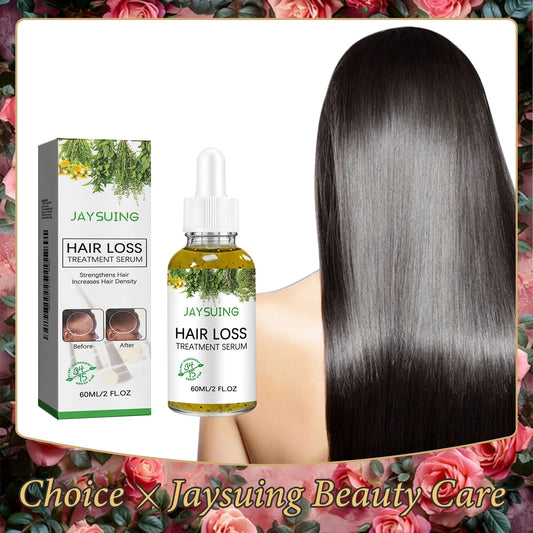 Jaysuing Hair Growth Serum – 60ml Anti-Hair Loss & Anti-Dandruff Scalp Repair Treatment