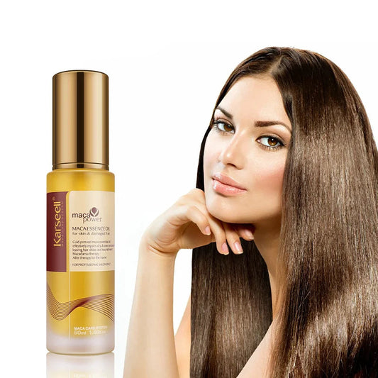 Karseell Moroccan Argan Hair Oil – 50ml Cold-Pressed Serum for Dry & Damaged Hair