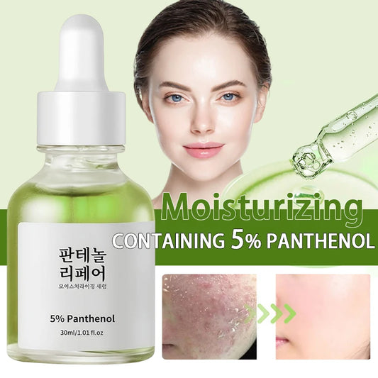 Panthenol 5% & Green Tea Calming Korean Serum | Soothing, Moisturizing, Acne Care | 30ml