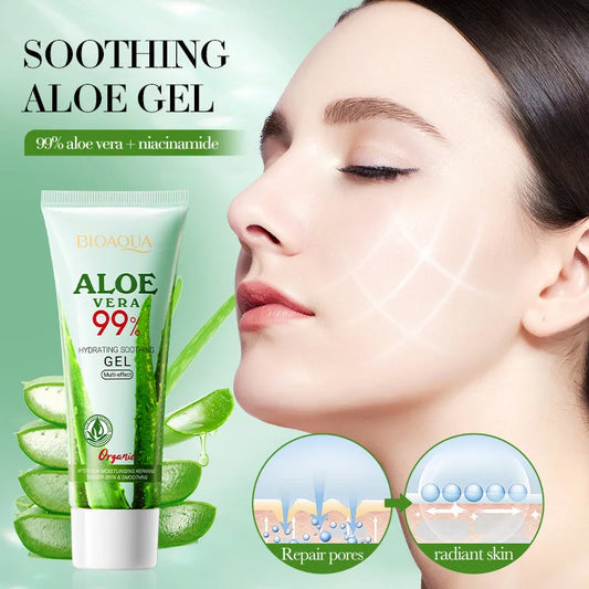Bioaqua | Aloe Vera 99% soothing gel | Hydrating, After-Sun Repair & Skin Smoothing