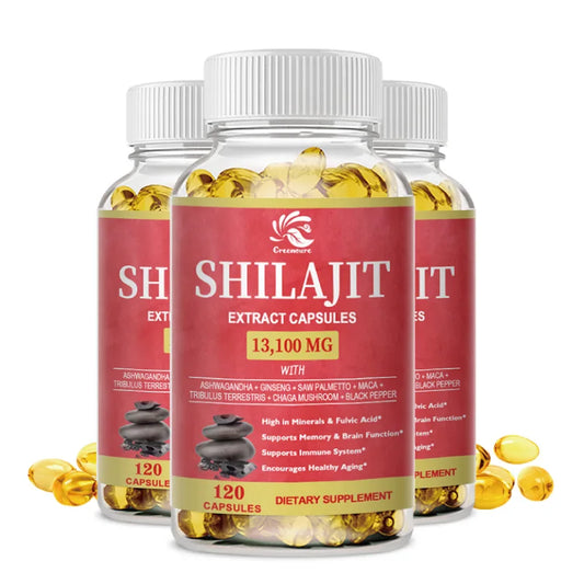 Greencure | Shilajit Extract Capsules | Energy, Stamina & Cognitive Support