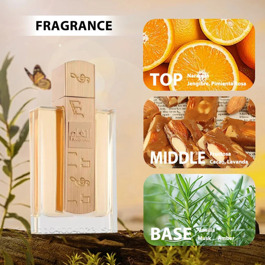 Lattafa Angham Eau de Parfum 100ml Fresh And Lasting Floral Scent-Original Arabic Perfume Long-Lasting Fragrance for Unisex