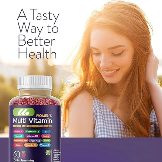 12-in-1 Multivitamin with Biotin & Antioxidants | Women's Hair, Skin, Nail & Immune Support