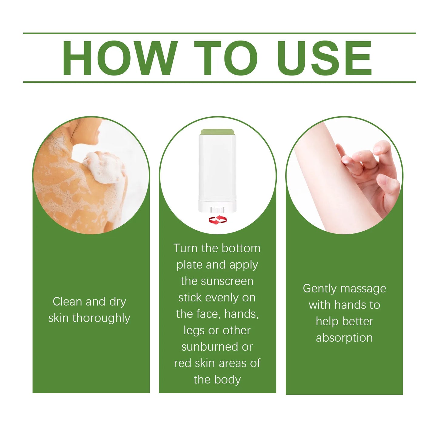 Jaysuing Aloe Vera Balm Stick – 15g Face Moisturizing & Sunburn Repair Stick with Vitamin E & Macadamia Extract