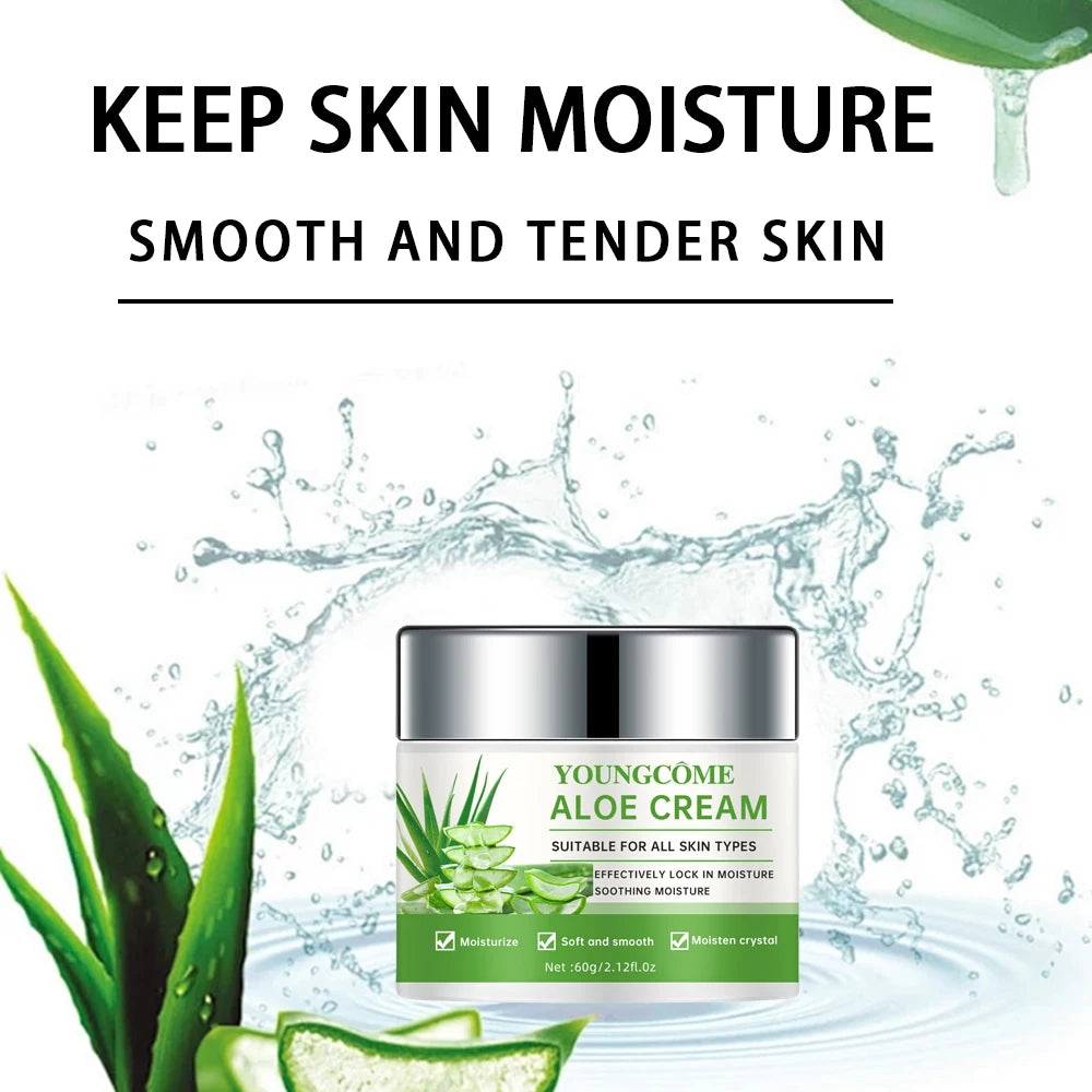 Youngcôme | Aloe cream | Soothing & Moisture-Locking for All Skin Types