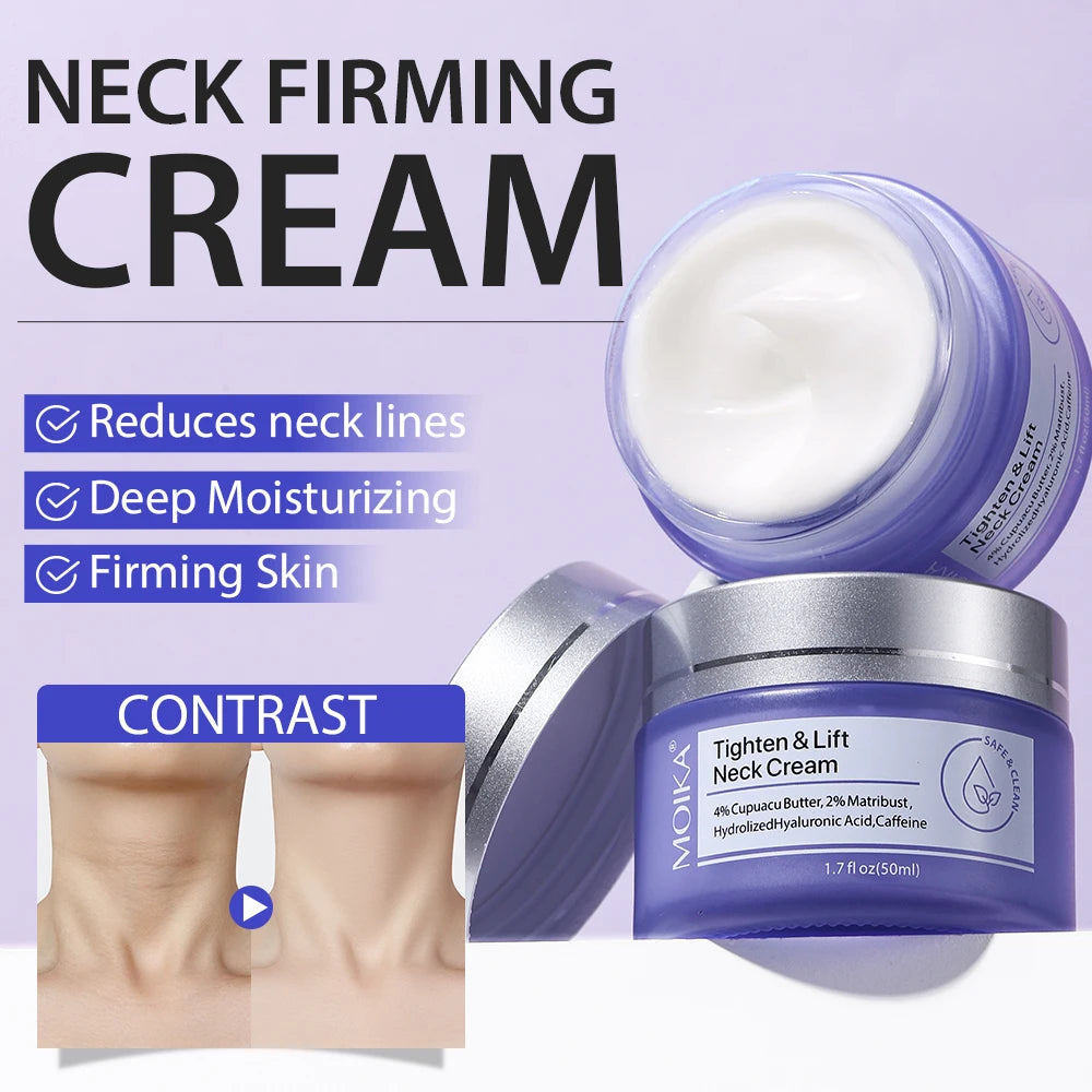Tighten Lifting Neck Cream Fade Fine Lines Brighten Firming Nourish Smoothing Moisturizer Rejuvenation Beauty Skin Care Product