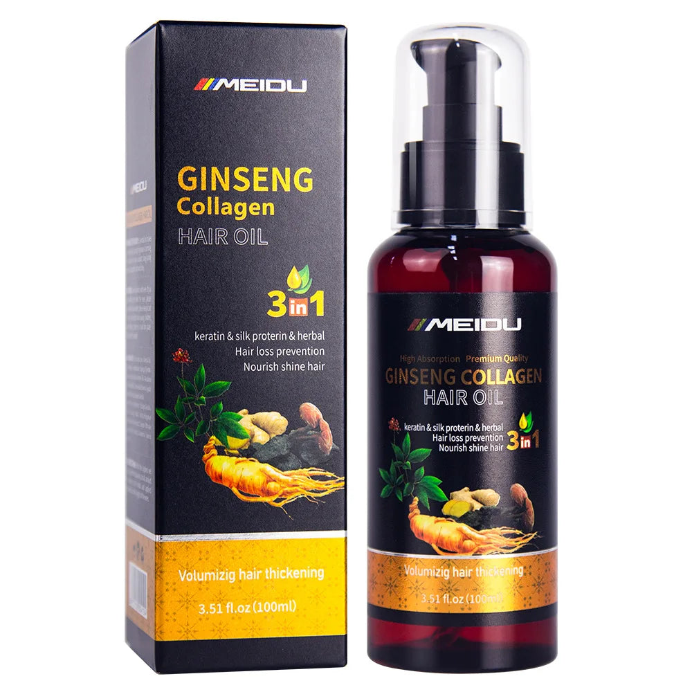Meidu Profissional Hair & Scalp Nourishing Shampoo and Conditioner Keratin Hair Mask Set Straightening Smoothing Hair Care