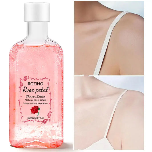Rose Body Wash Lasting Fragrance Foam Thick Cleaning Power Strong Moisturizing Brightening Improving Rough Tender Skin