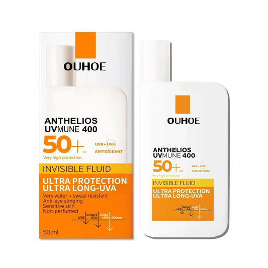 OUHOE Ultra Isolation Sunscreen SPF 50+ – 50ml Whitening, Moisturizing & Oil-Control Facial and Body Protection Cream