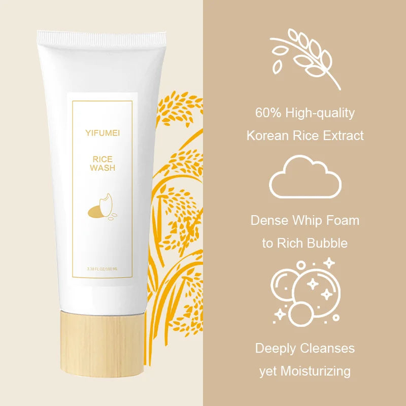 Yifumei | Rice Wash Cleanser | Gentle Cleansing & Deep Moisturizing