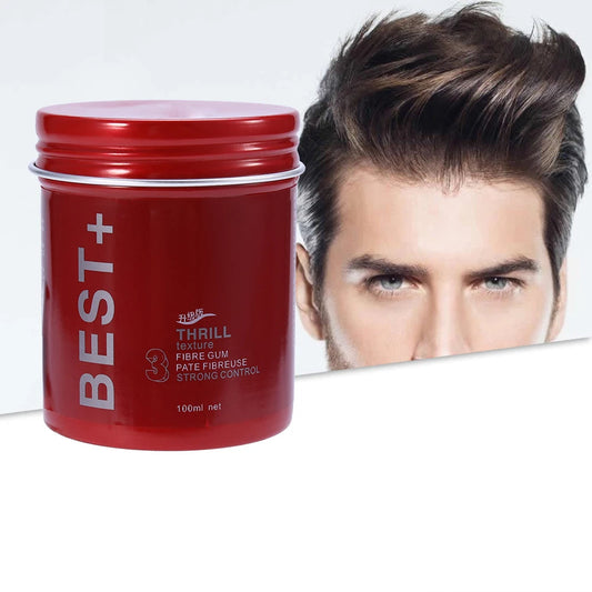 ZJCHAO Professional Hair Wax – 100ml Matte Finish Pomade for Fluffy, Long-Lasting Styling