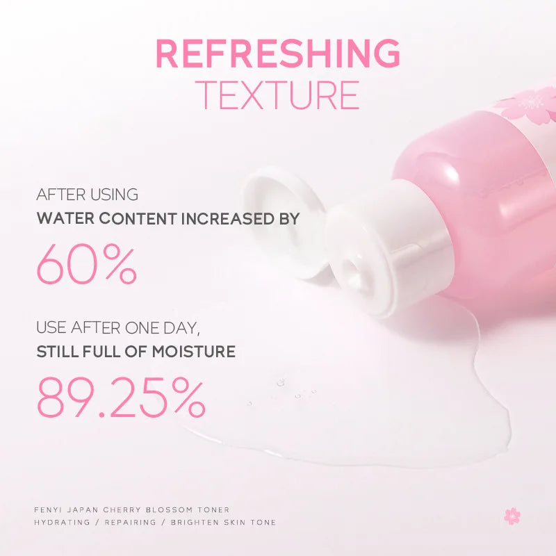 Sakura Face Toner | Deep Hydration, Oil Control & Pore Refining | Improves Dryness & Roughness | 100ml