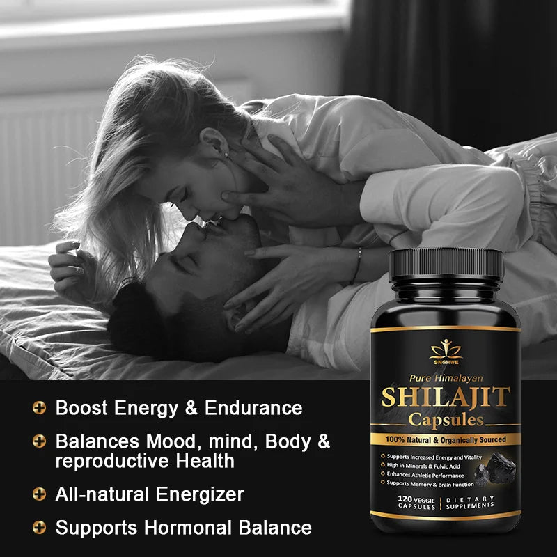 SNGHWE | Pure Himalayan ShilajitCapsules | Energy, Strength & Immunity Support