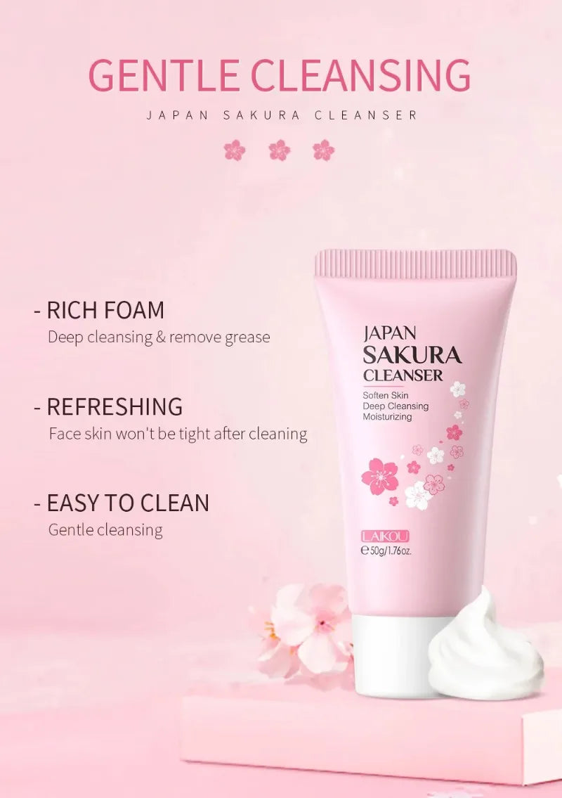 LAIKOU | Sakura Extract | Blackhead Removal & Pore Minimizing