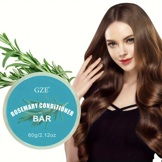 GZE Rosemary Conditioner Bar – 60g Volumizing & Conditioning for Thin, Limp Hair