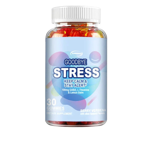 XEMENRY | Stress Relief Gummies | Calm Mood, Sleep & Focus Support with GABA & L-Theanine