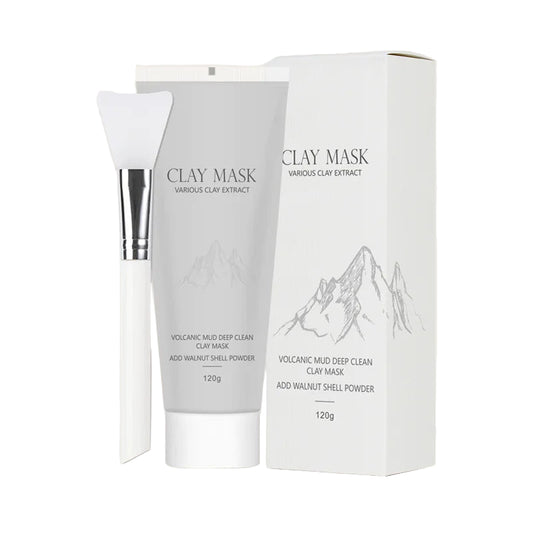 KOEC Kaolin Clay Facial Mask | Deep Cleansing, Blackhead Removal & Pore Tightening | Moisturizing & Anti-Aging Treatment | 75ml