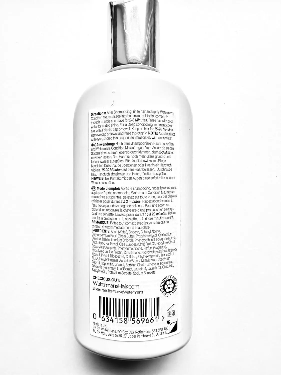 Watermans Hair Growth Conditioner for that Salon Look & Shine Anti-Frizz, Hydrating Hair, Best for dry Hair