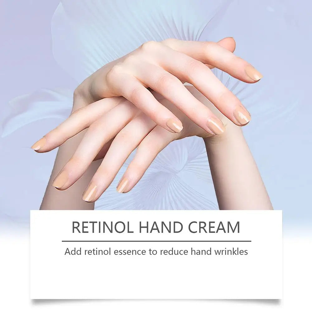 Retinol Hand Cream – 50g Firming & Moisturizing Lotion for Aging, Dry, Cracked Hands with Collagen & Shea Butter