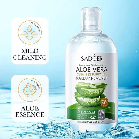SADOER | Aloe Vera Makeup Remover | Gentle Cleansing & Skin Barrier Protection