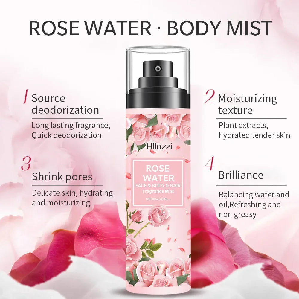 Rose Water Face Spray | Hydrating & Moisturizing Toner Mist with Pure Rose Dew | 100ml