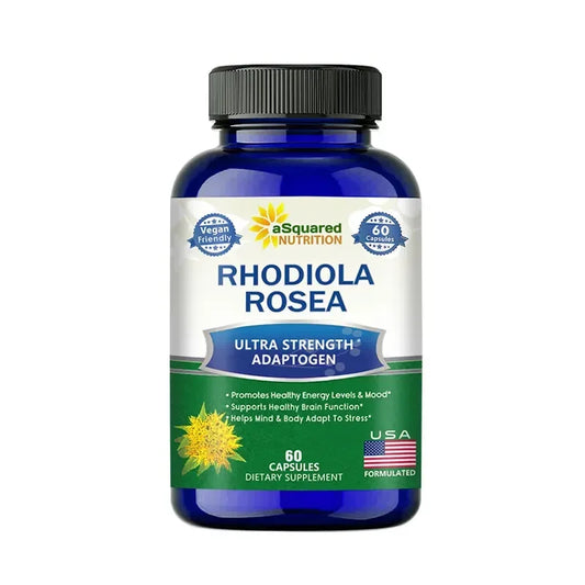 aSquared Nutrition | Rhodiola Rosea Supplement | Stress Relief & Energy Support
