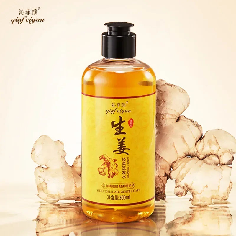 Ginfeiyan Ginger Hair Growth Shampoo – 300ml Anti-Hair Loss, Thickening & Scalp Repair Formula