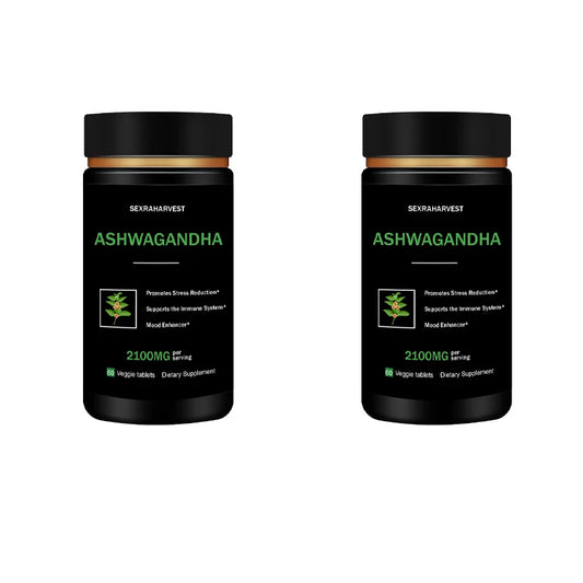 Sexraharvest | Ashwagandha Tablets | Energy, Immunity & Mood Support for Men