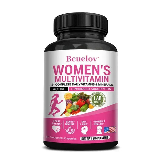 Bcuelov | ACEDK & B-Complex Multivitamin | Women's Daily Health & Energy Support