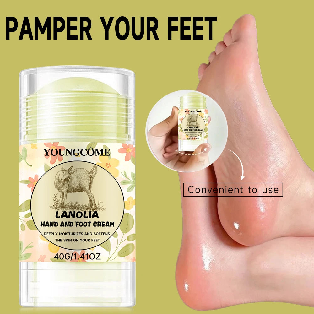 40g LANOLIA Hand and Foot Cream,Contains lanolin,hyaluronic acid, hand and foot moisturizing cream,suitable for men and women