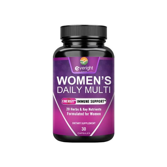 Everight | Women’s Daily Multivitamin with Biotin & Zinc | Energy & Immune Health Support