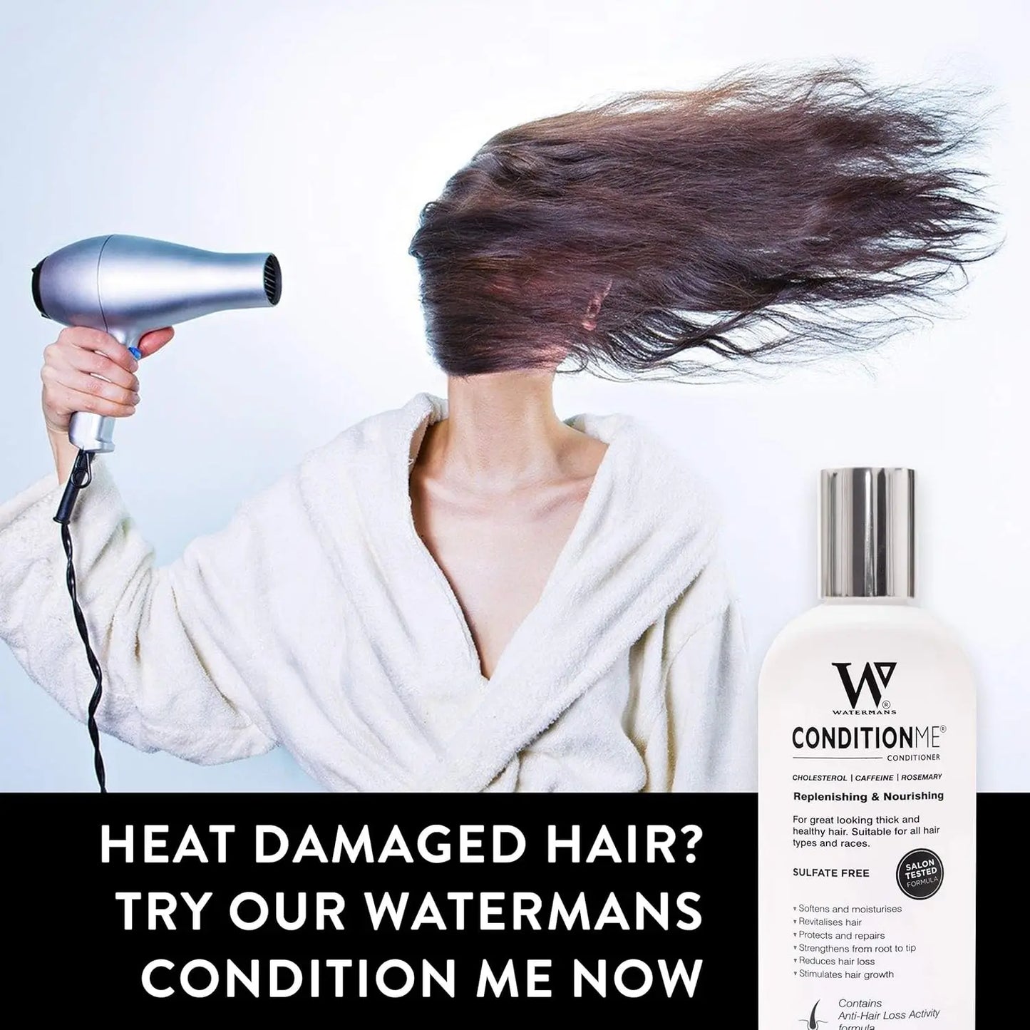 Watermans Hair Growth Conditioner for that Salon Look & Shine Anti-Frizz, Hydrating Hair, Best for dry Hair