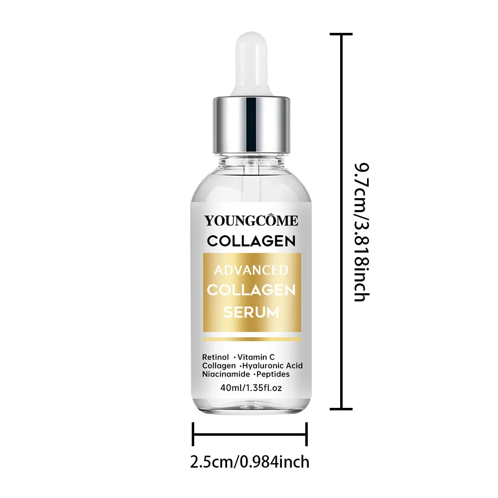 YOUNGCÔME | Collagen & Silk Protein | Anti-Aging, Firming, Hydrating Serum | 60ml
