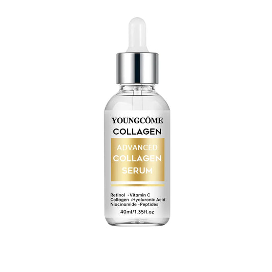 YOUNGCÔME Advanced Collagen Serum – 40ml/60ml Anti-Aging, Firming & Hydrating Face Serum with Retinol, Vitamin C & Peptides