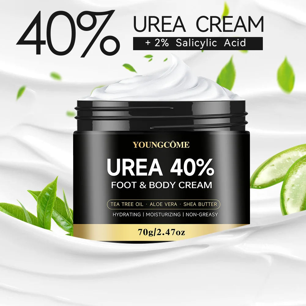 Urea 40% Cream Foot Cream for Dry Cracked Feet Heels Knees Hands Repair Treatment,Moisturizer Dead Skin Remover Foot Cream