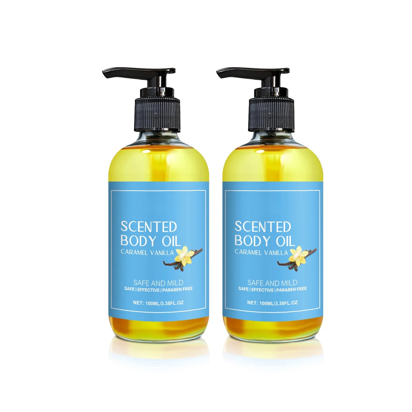 Vanilla Body Massage Oil Improve Moisturizing Relieve Stress Strengthen Nourishing Muscle Relaxing Body SPA Plant Essential Oils