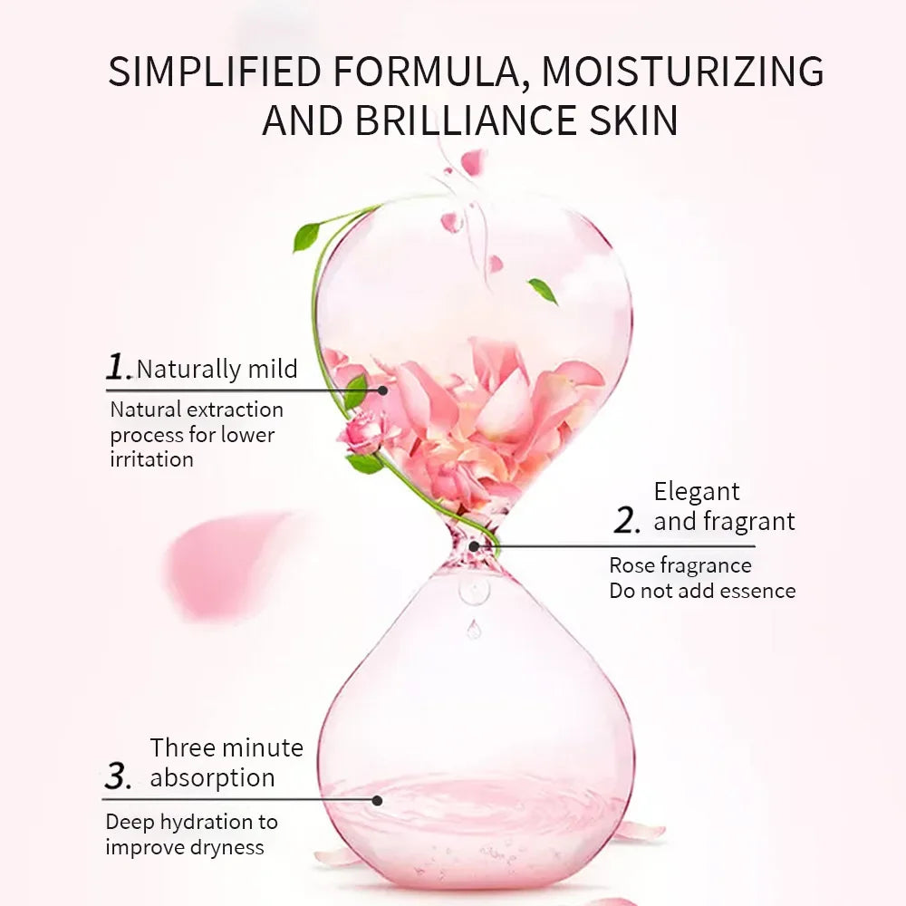 Rose Water Face Spray | Hydrating & Moisturizing Toner Mist with Pure Rose Dew | 100ml