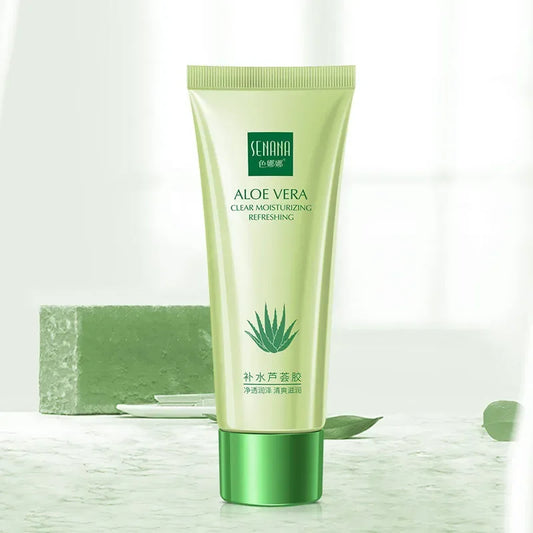 SENANA Aloe Vera & Nicotinamide Facial Gel Cream | Acne Treatment, Whitening & Oil Control | Clear, Moisturizing & Refreshing Skincare | 50g