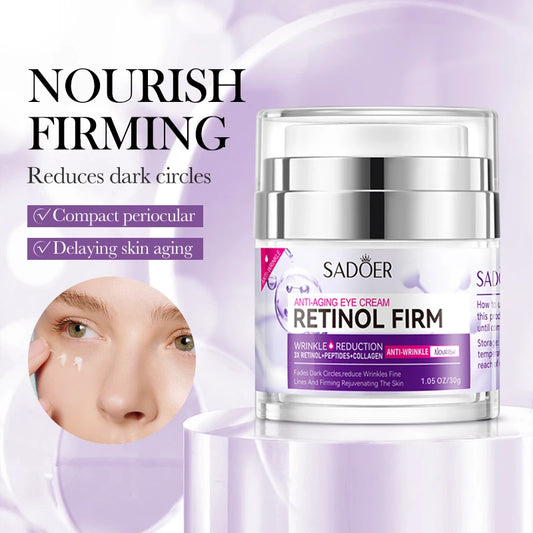 SADOER Eye Cream | Anti-Aging, Moisturizing, Fine Line Fading, Anti-Wrinkle, Firming & Nourishing | Eye Skincare Products