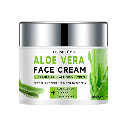 Youngcôme | Aloe Vera face cream with Vitamin E & Hyaluronic Acid