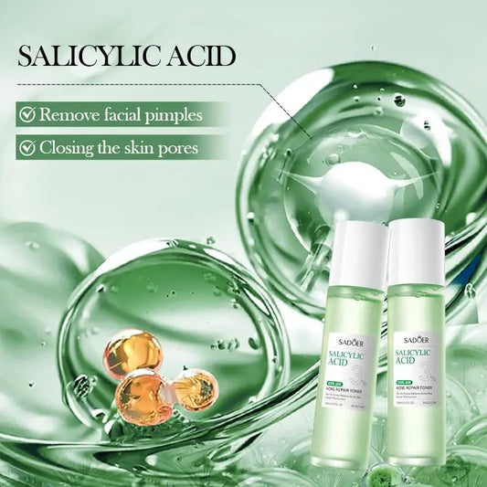 SADOER | 3% Salicylic Acid Acne Repair Toner | Acne Control, Pore Minimizing & Skin Soothing