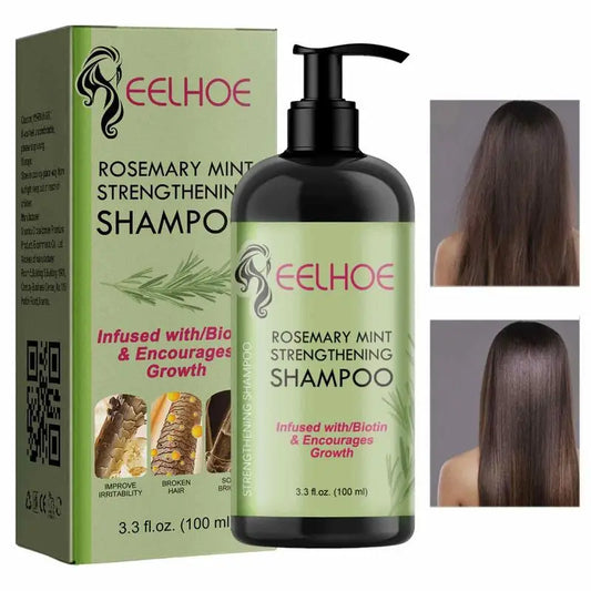 EELHOE Rosemary Mint Strengthening Shampoo – 100ml Hair Growth, Anti-Hair Loss & Scalp Repair