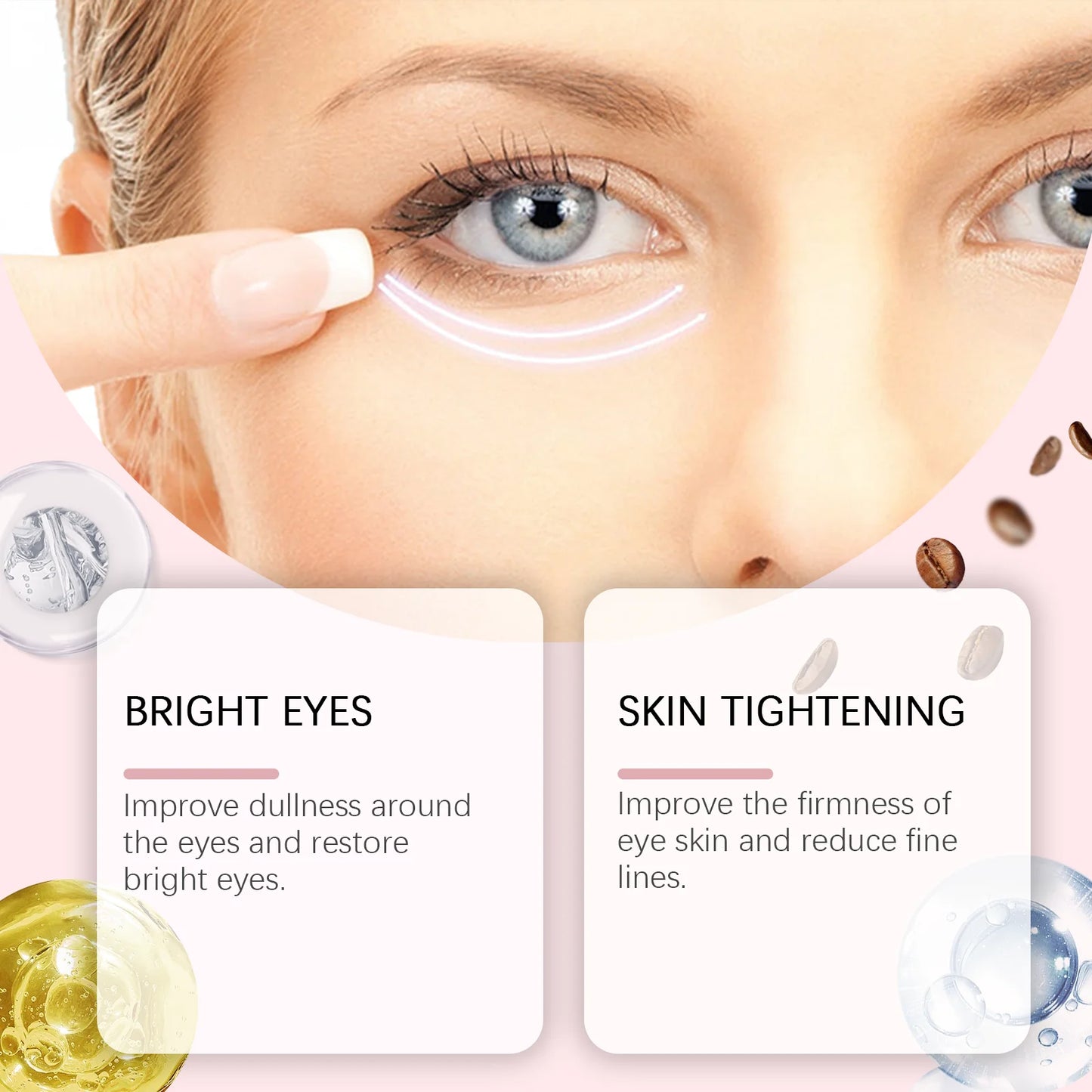 West Month | Caffeine Eye Cream Stick | Lifting, Firming, Fade Dark Circles & Eye Bags, Deep Moisturizing, Brightening | 3g