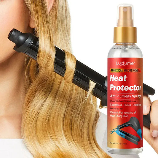 Luxfume Heat Protectant Spray – 150ml Thermal Protection & Moisturizing Serum for Hair Styling