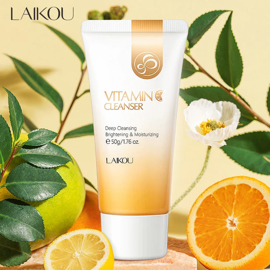 Laikou | Vitamin C Cleanser | Brightening, Deep Cleansing & Moisturizing Care