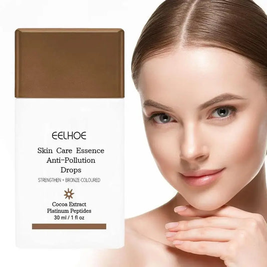 EELHOE Bronzer Drops – 30ml Fake Tan Peptide Serum for Face & Body with Moisturizing and Anti-Aging Benefits