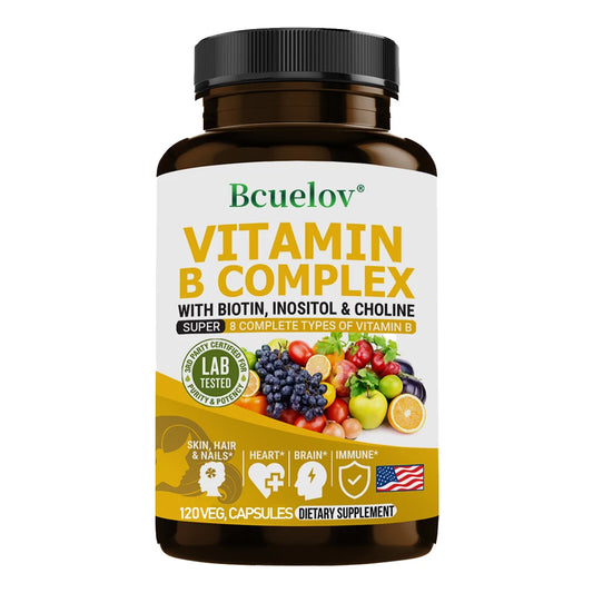 Bcuelov | Vitamin B Complex | Brain, Hair & Immunity Support