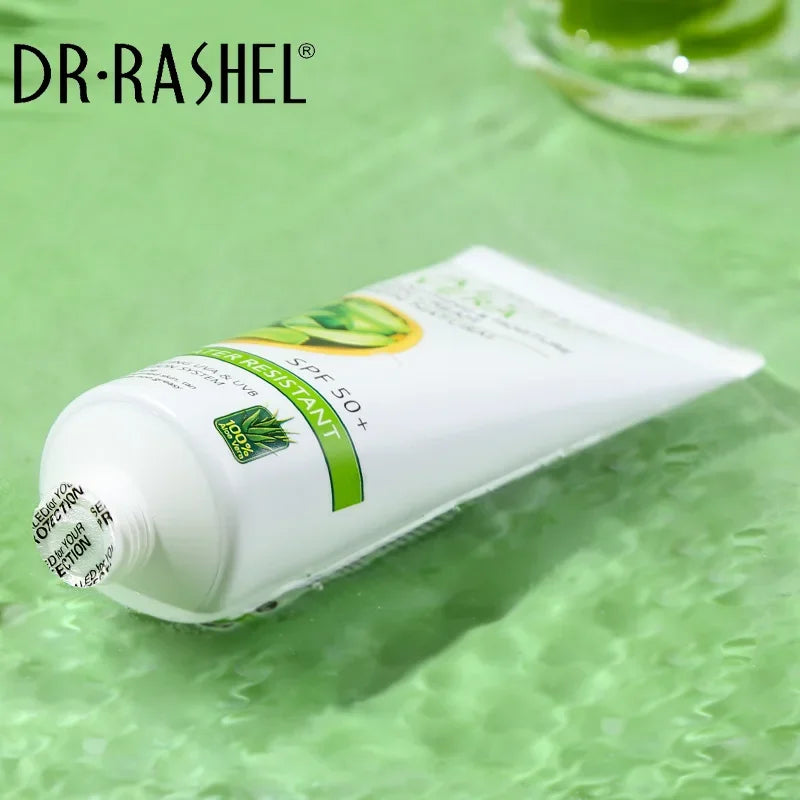 DR.RASHEL SPF 50 Sunscreen BB Cream – 60ml Moisturizing Face & Body Sunblock with Aloe Vera