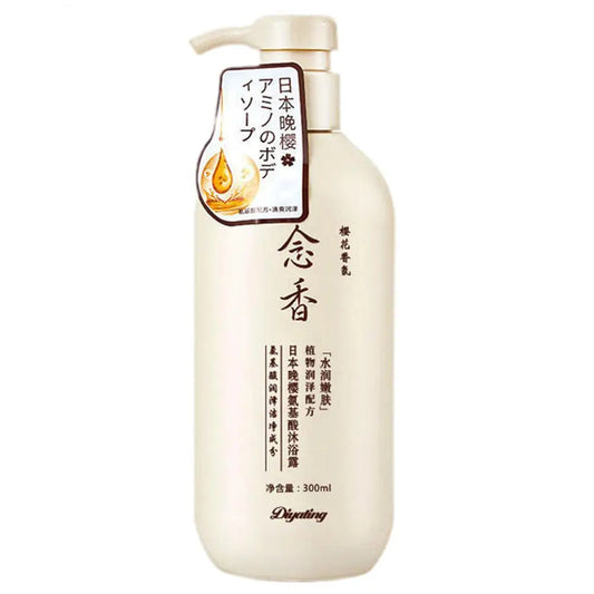 Sakura Japanese Shampoo, Conditioner & Body Wash – 300ml Gentle Cleansing, Scalp Nourishing & Moisturizing Hair Care